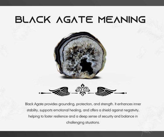 Black Agate  Meaning