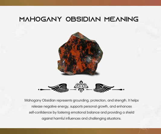 Mahogany Obsidian Meaning