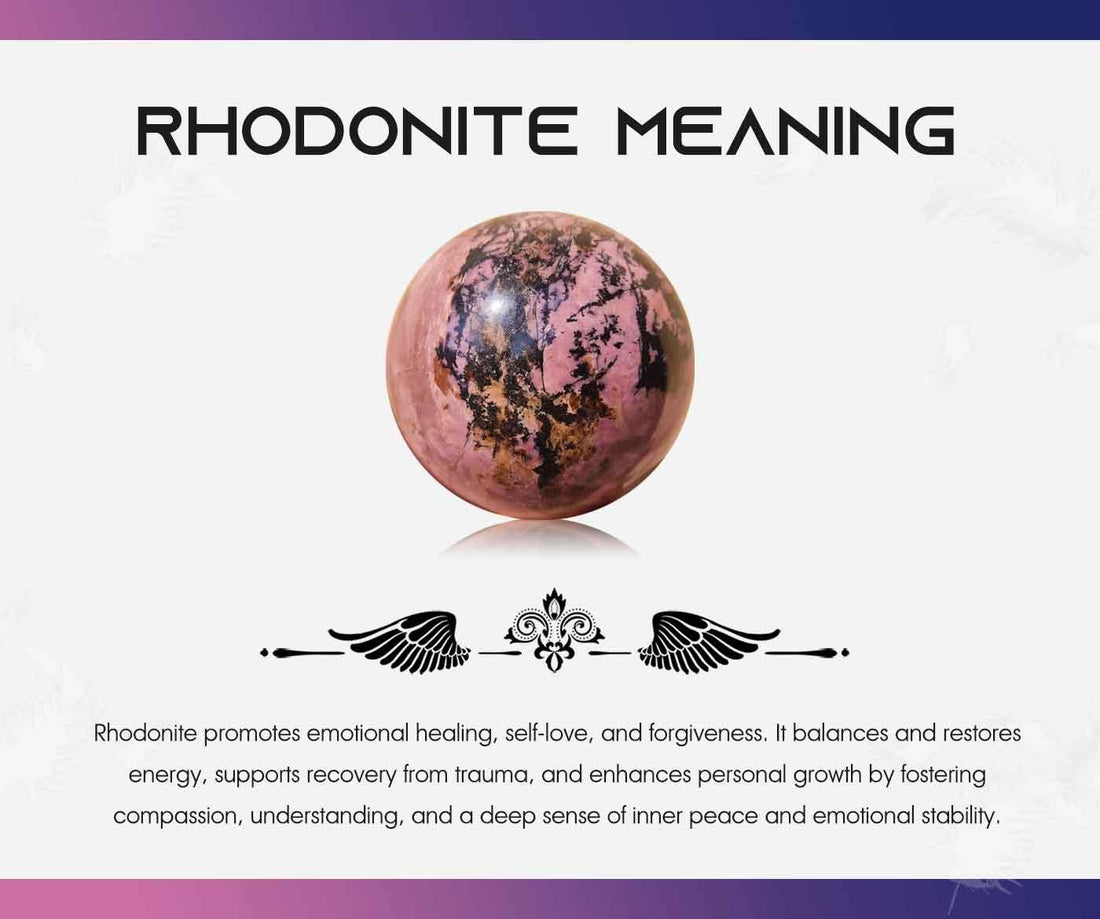 What is Rhodonite? Meaning & Healing Properties