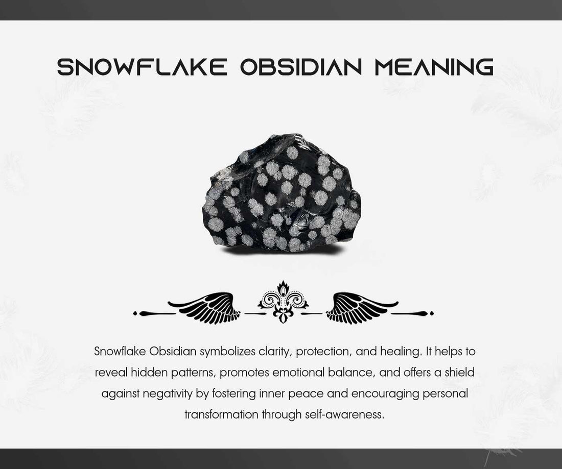 Snowflake Obsidian Meaning