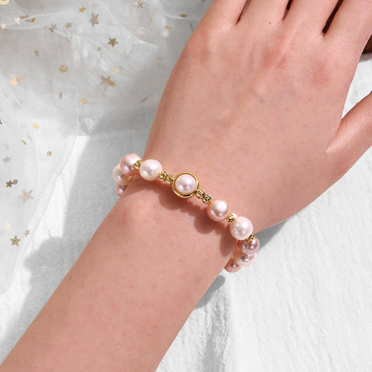 8mm Irregular Pearl Bracelet