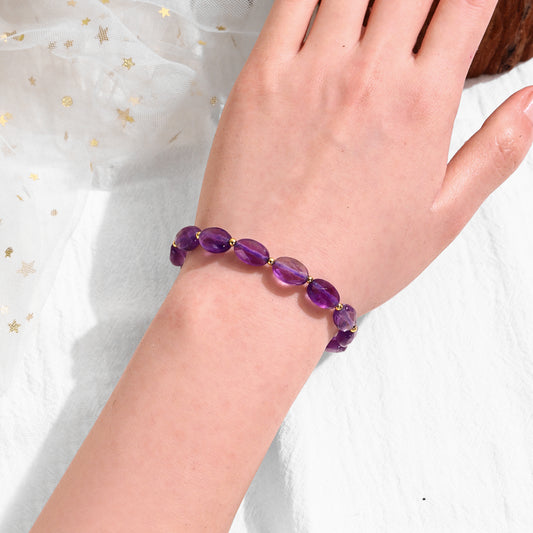 Slice Amethyst Bracelet