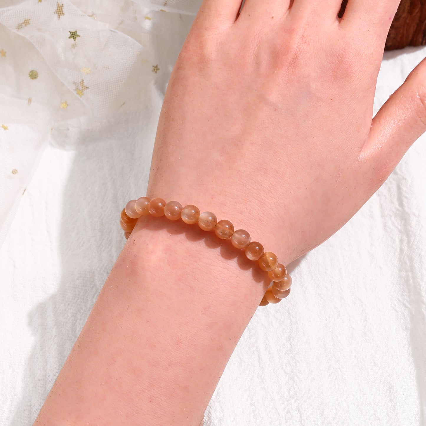 6mm Sunstone Bracelet