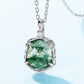 925 Silver Moss Agate Necklace