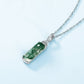 925 Silver Moss Agate Necklace