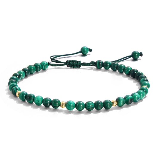 4mm Malachite Bracelet