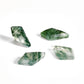 Kite-Shaped Flat-Bottom Faceted Moss Agate