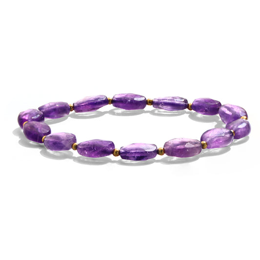 Slice Amethyst Bracelet