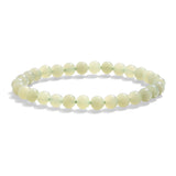 6mm Light Green Jade Bracelet